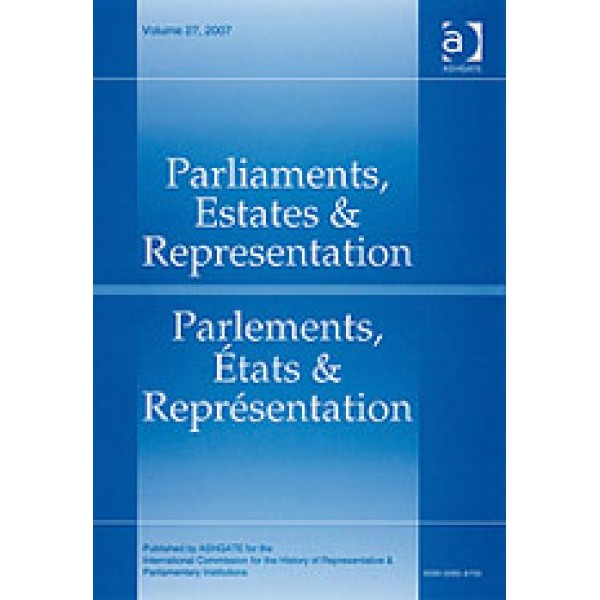 Parliaments  Estates & Representation/Parlements  ?tats & Repr?sentation