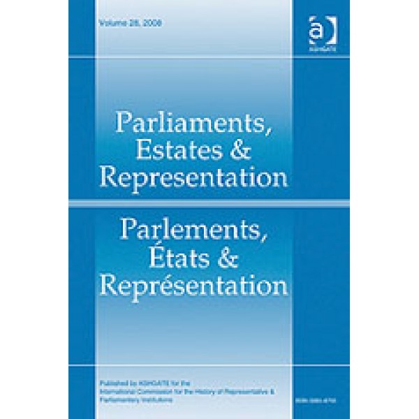 Parliaments  Estates & Representation/Parlements  ?tats & Repr?sentation